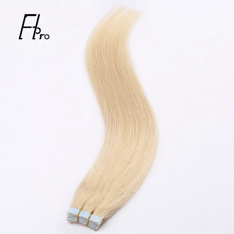 Premium Virgin Hair 22# Tape Hair Extensions Straight 18 inches